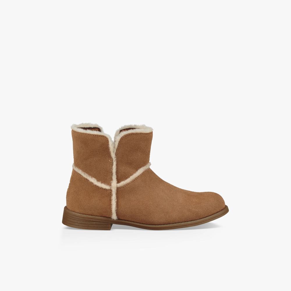 Bottine UGG Coletta Fille Marron Soldes 830PNGUK